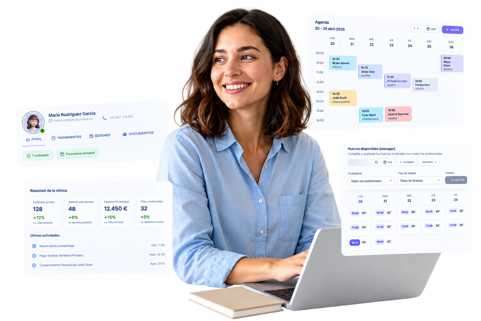 Sanidalia, software de gestión para clínicas de psicología