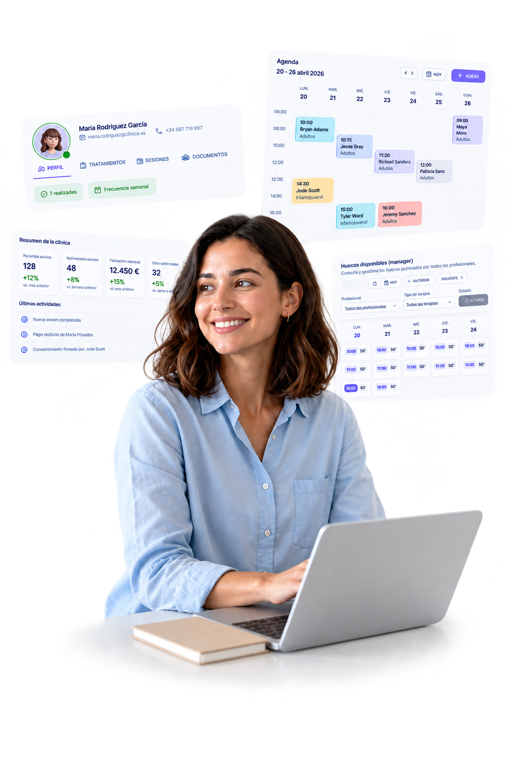 Sanidalia, software de gestión para clínicas de psicología