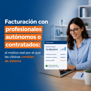 Facturación con profesionales autónomos o contratados: el motivo real por el que las clínicas cambian de sistema