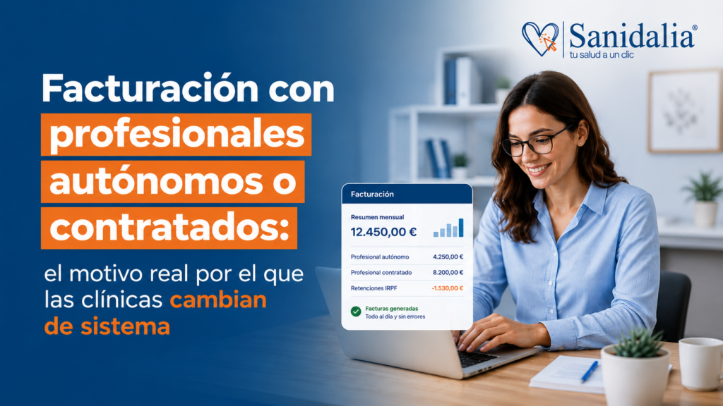 Facturación con profesionales autónomos o contratados: el motivo real por el que las clínicas cambian de sistema