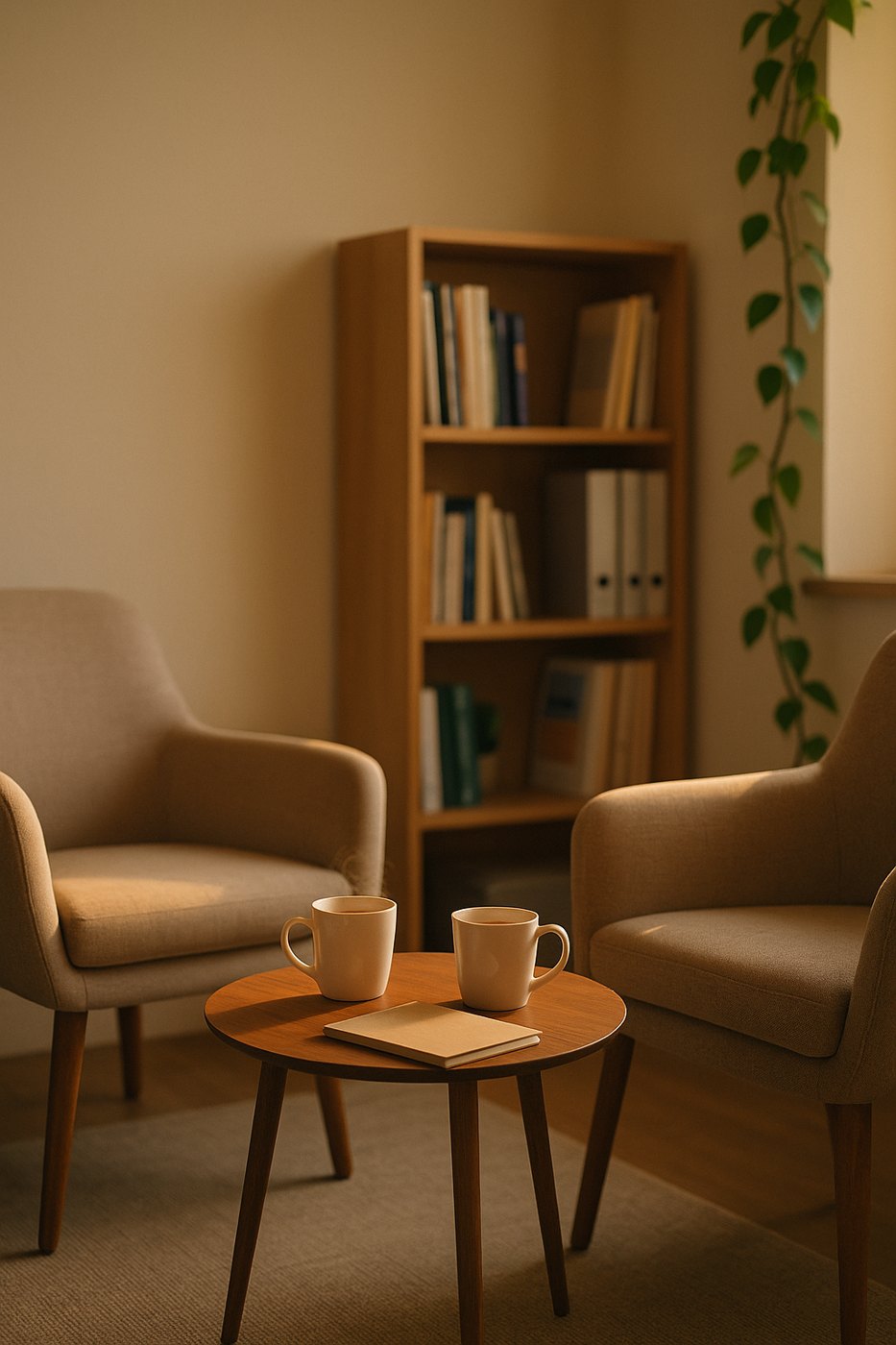 Sala de consulta tranquila